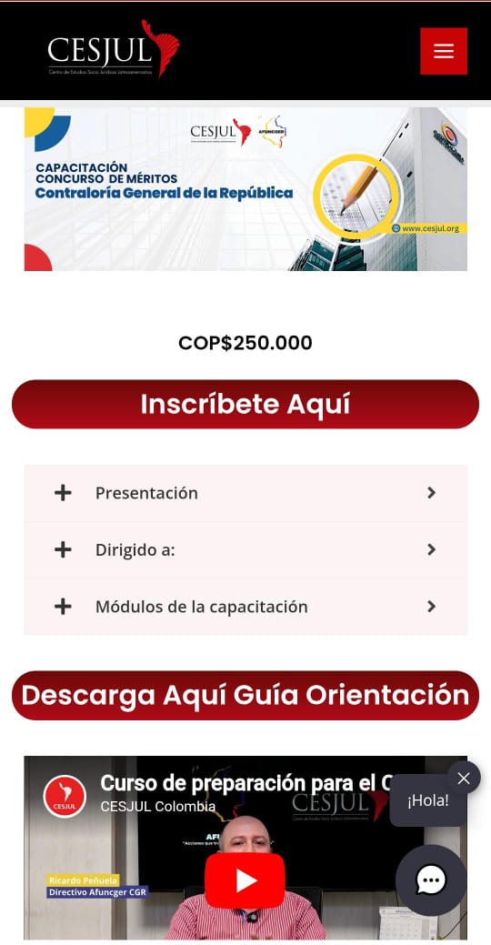 Curso Contraloría General