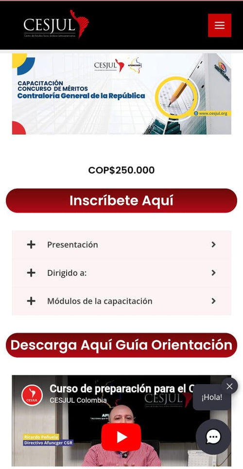 Curso Contraloría General